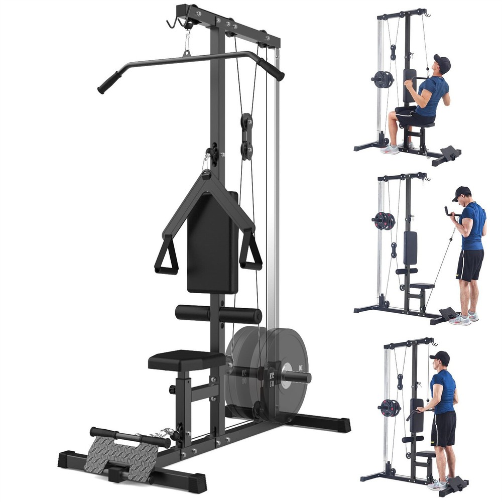 LAT Power Cable Machine, Adjustable LAT Pull Down and LAT Row Cable Machine