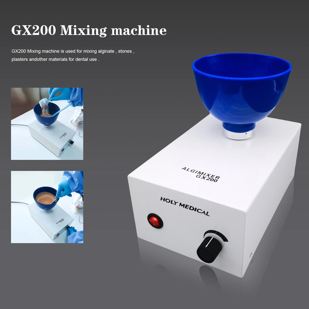 GX200 Dantal Lab Automatic Alginate Mixer Impression Material Stirring Machine