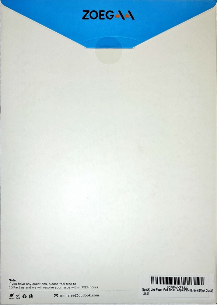 (2 pack) Like Paper iPad Screen Protector Size 11 all Model