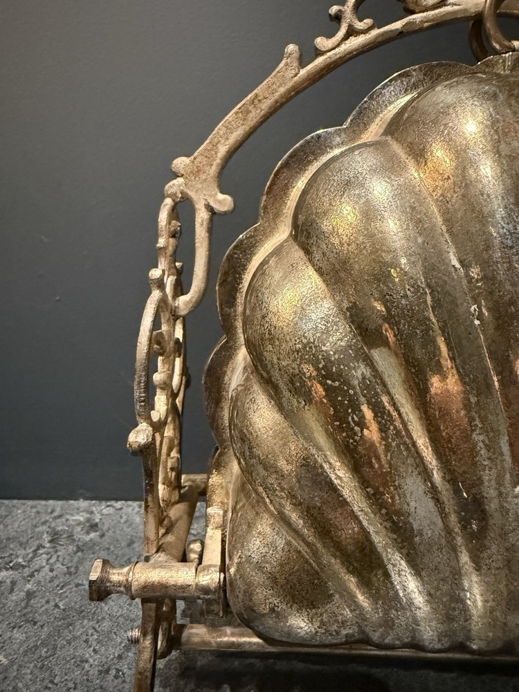 Victorian Silverplated Shell Biscuit/Bread Warmer