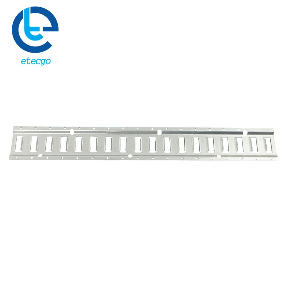 4x 3' Silver E Track Rails Galvanized Steel Construction For Freight Trailers