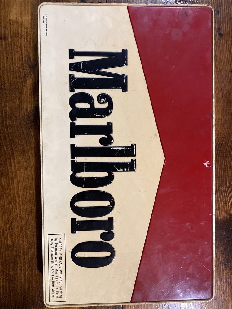 1995 Double Sided Lighted Marlboro Advertising Sign