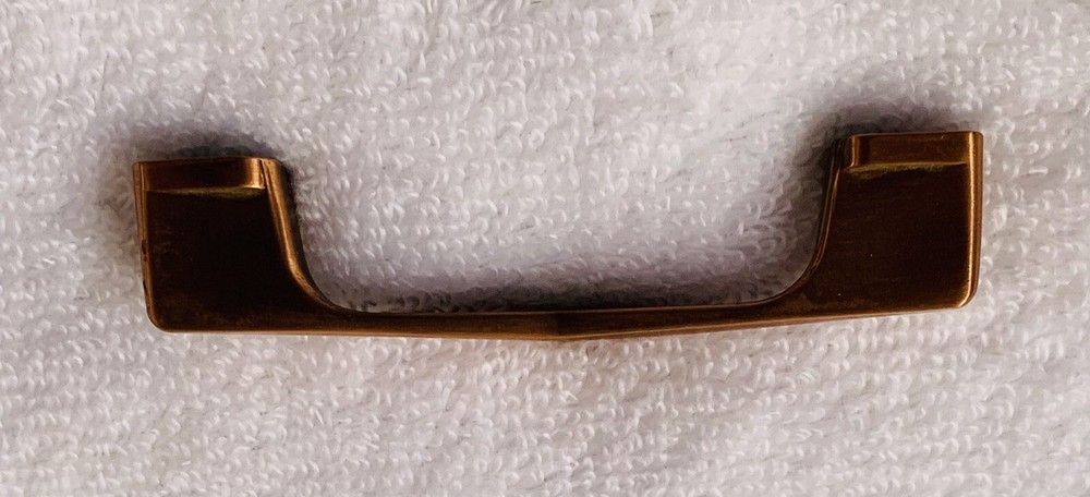 2 3/4”centers Antique Hardware drawer pull copper MCM mid century modern Atomic