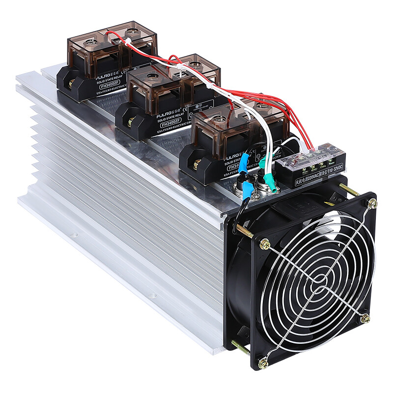 FULRD industrial three-phase solid state relay H3400ZF 400A radiator