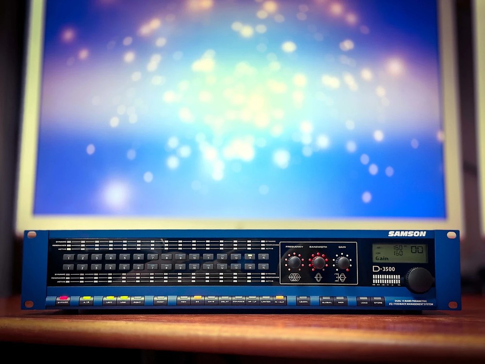 SAMSON D-3500 🌈RaRe🌈 Original Box Parametric Equalizer