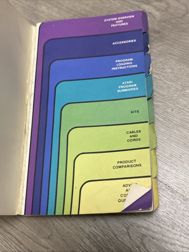 Atari 800 Home Computer System Salesperson’s Guide 1982 Book