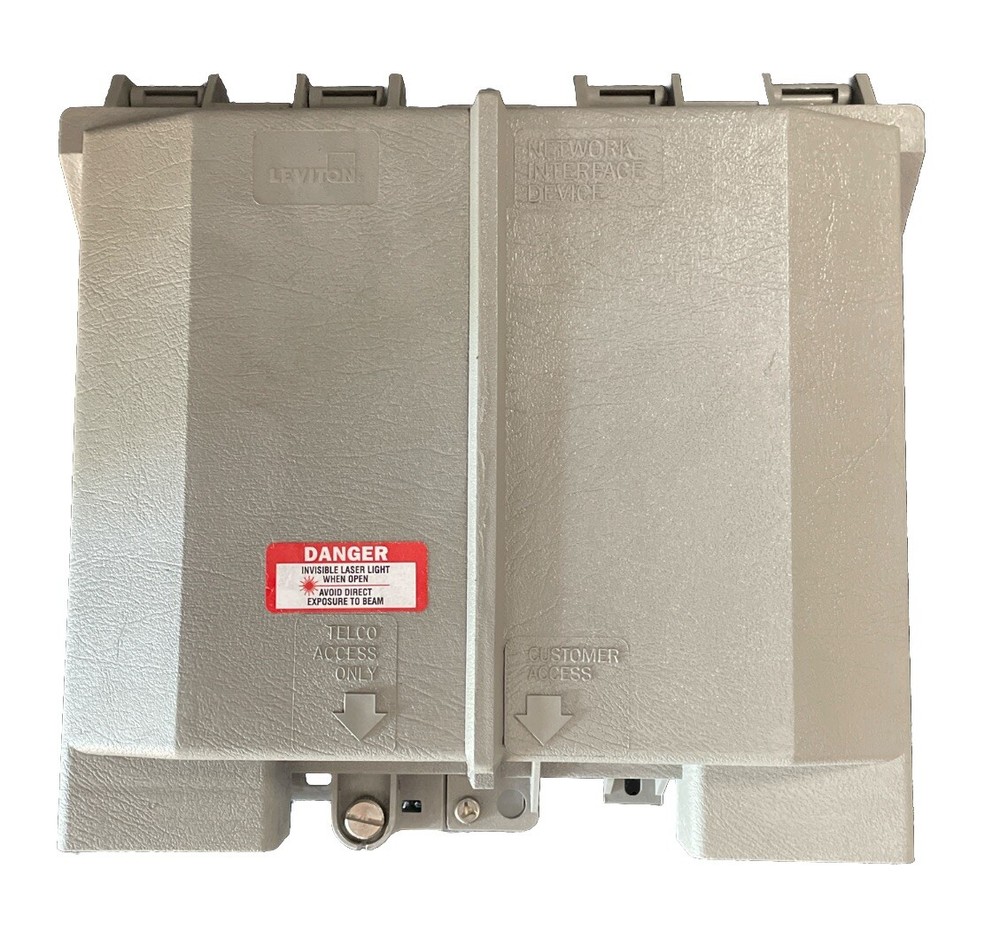 N502H-STD Network Interface Device, Leviton LightSpace, 502 Series, UGLY BOX