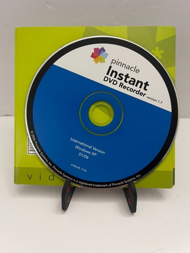 Dazzle Installation CD Disk PC Software for Windows OS