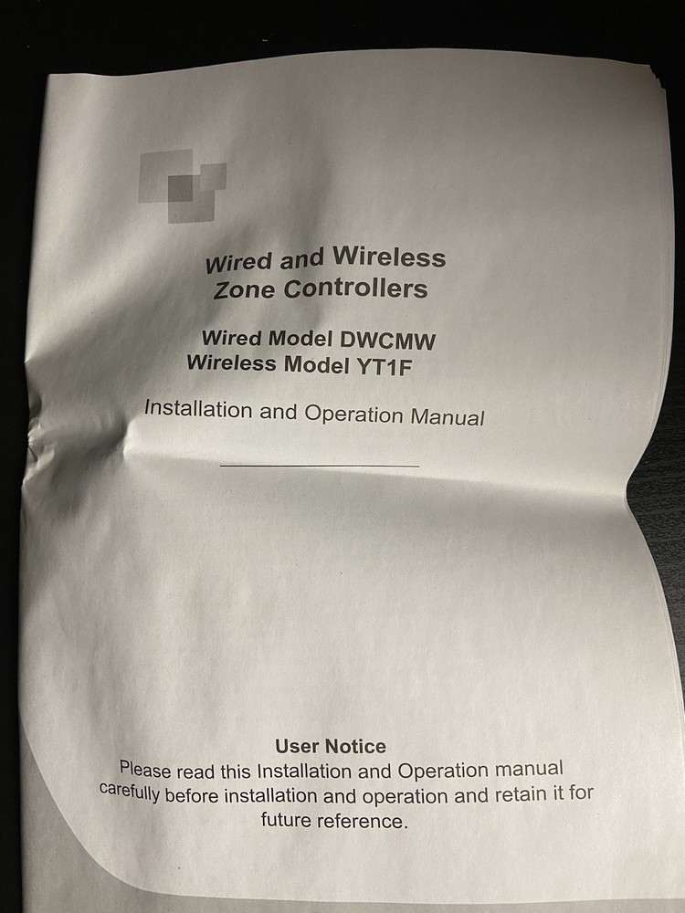 Wired Zone Controllers DWCMW