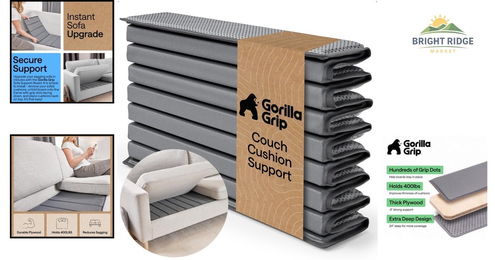 Oversized Sofa Cushion Support Board, Easy Installation for Loveseat Repair
