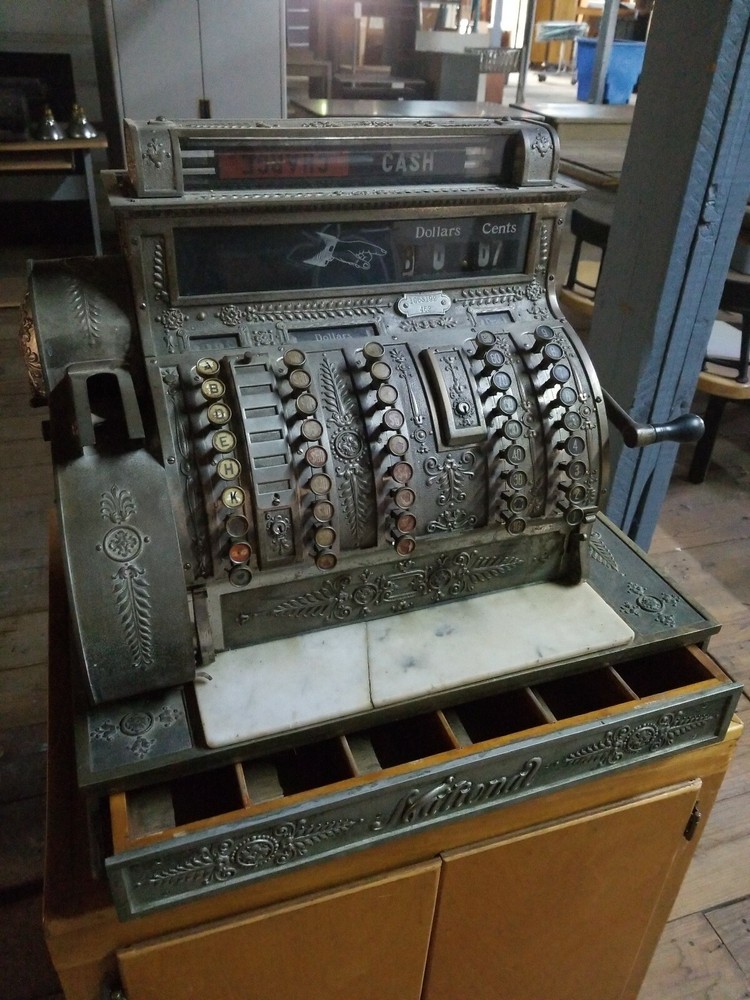 National Brass Cash Register - Fully Functional!
