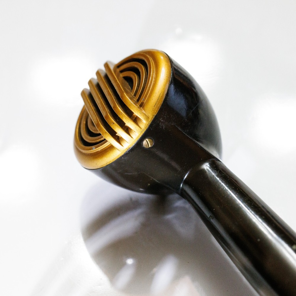 Vtg 1940's Machine Age Webcor Microphone Not tested