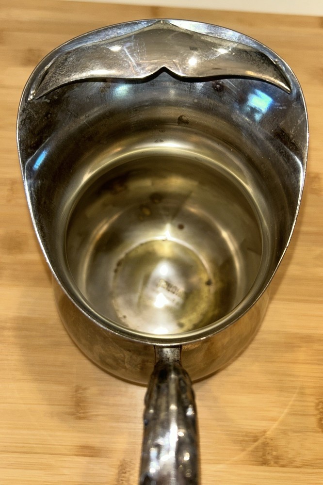 Silver Plated Water Pitcher 8 X4.5 Inches