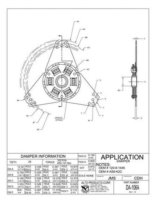 Hard Part Alto Products DA-106A