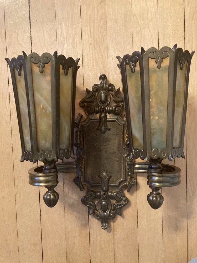 Exquisite Antique Light Fixture w/ Sconces
