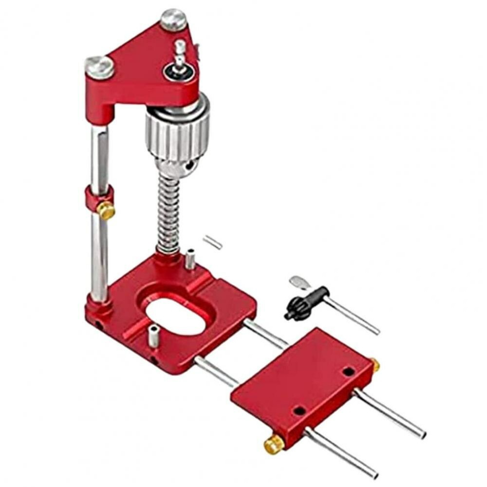 New Drill Locator Hole Drill Guide Dowel Jig Labor Woodworking Drilling Template
