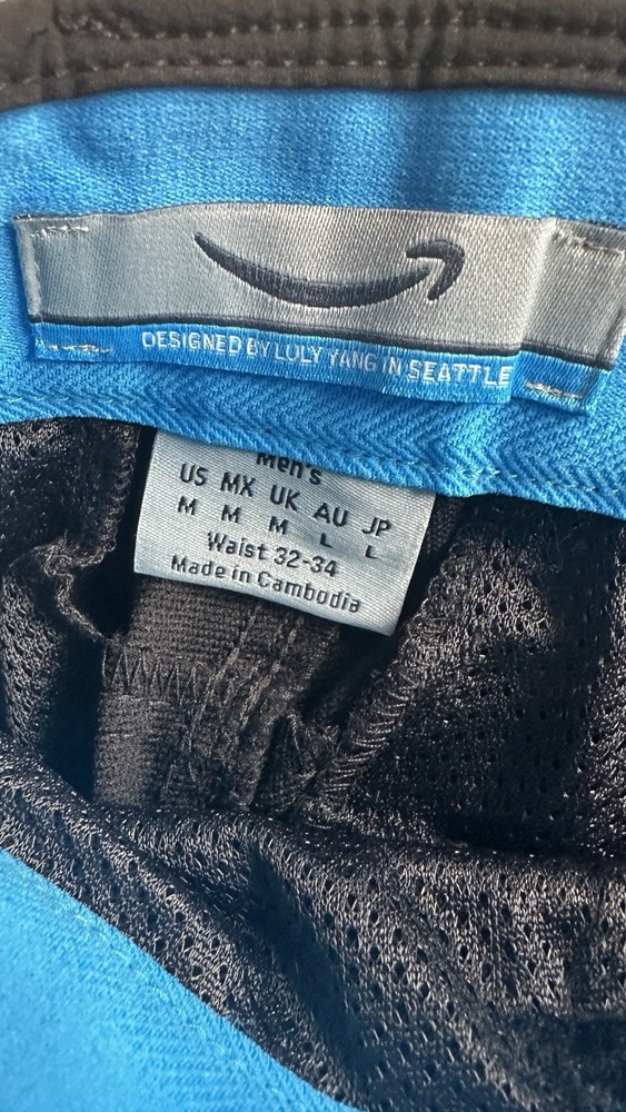 Luly Yang Amazon Shorts Men Medium 32-34 Cargo Uniform Stretch Black
