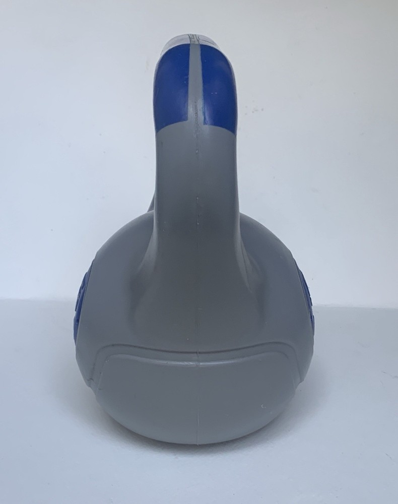 5lb Kettlebell - Plastic Blue & Gray Preowned