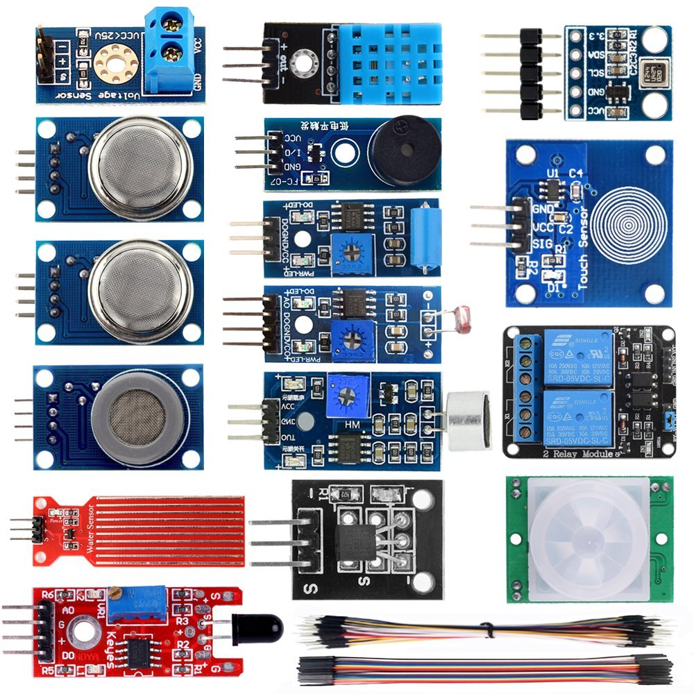 16 In 1 Smart Home Sensor Modules Kit For Arduino Raspberry Pi Diy Professional