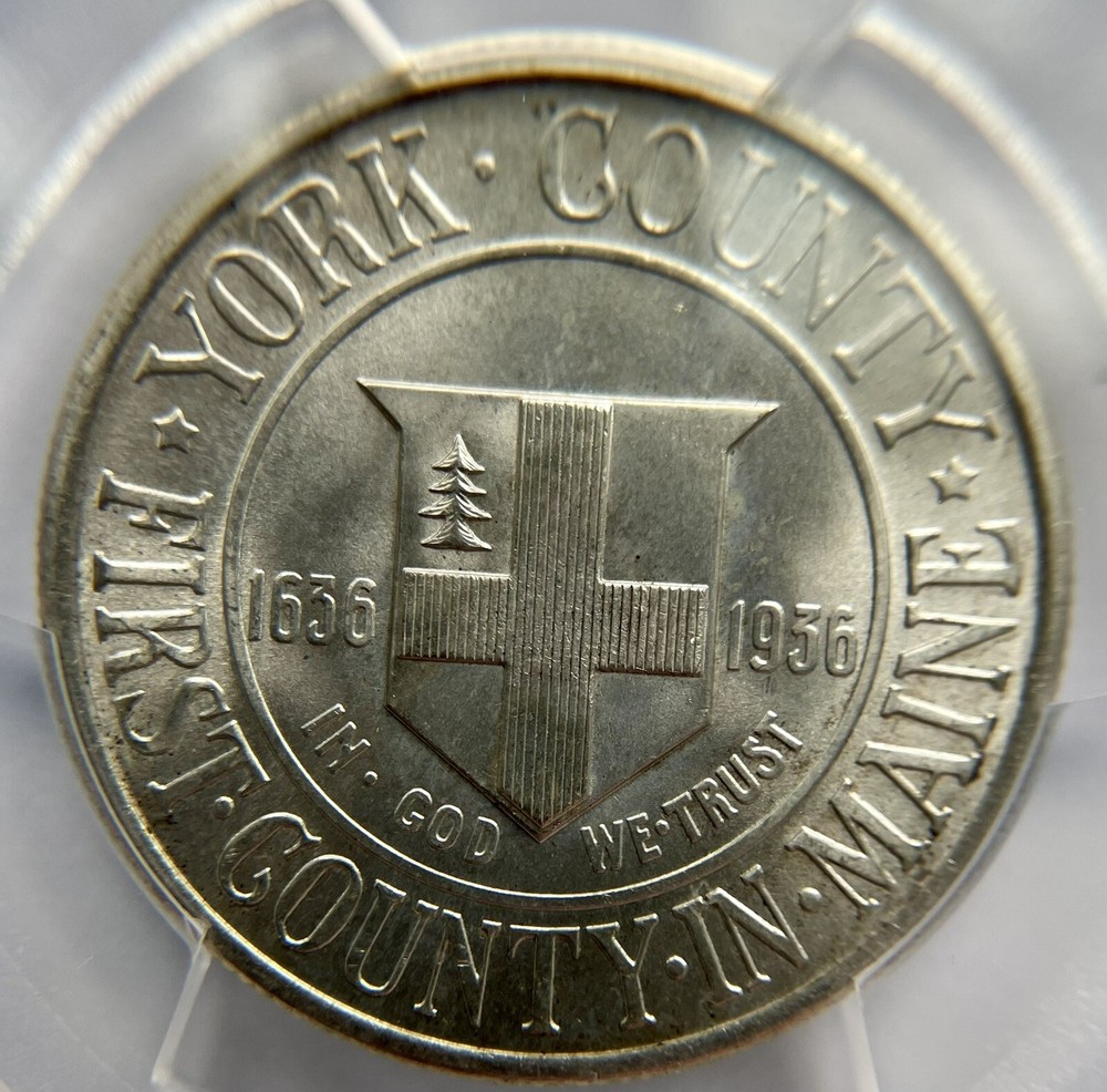 1936 PCGS MS67 York County Commemorative Half Dollar **Freshly Graded**