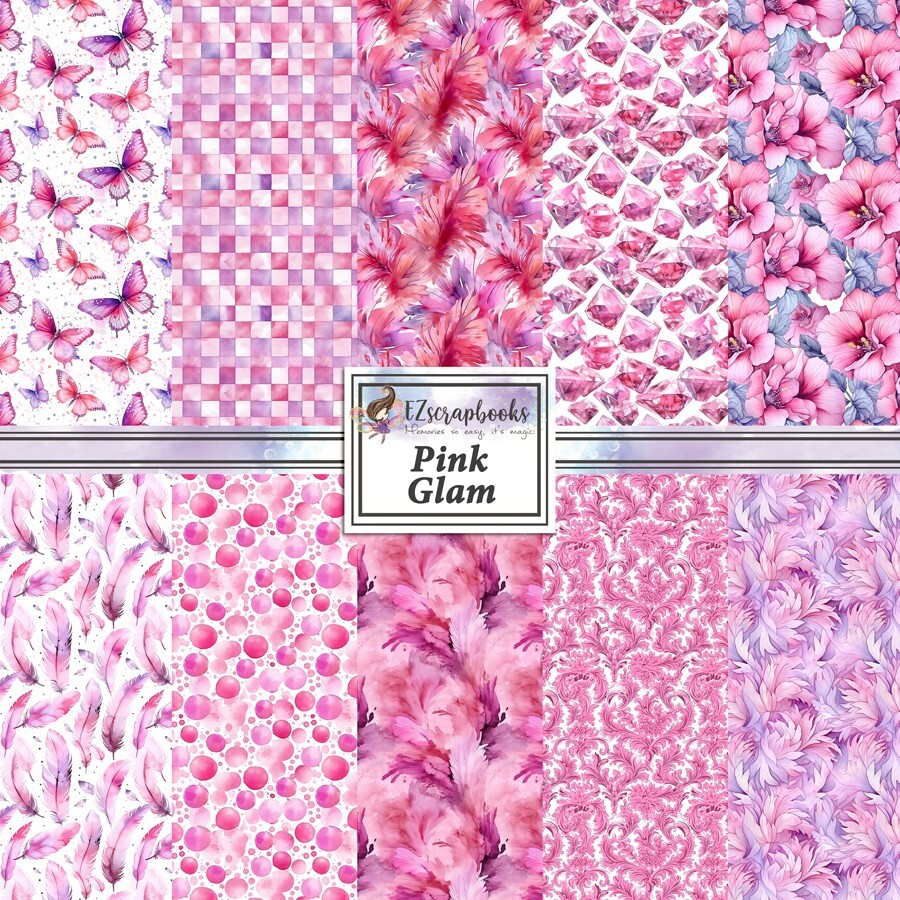 PINK GLAM - Paper Pack