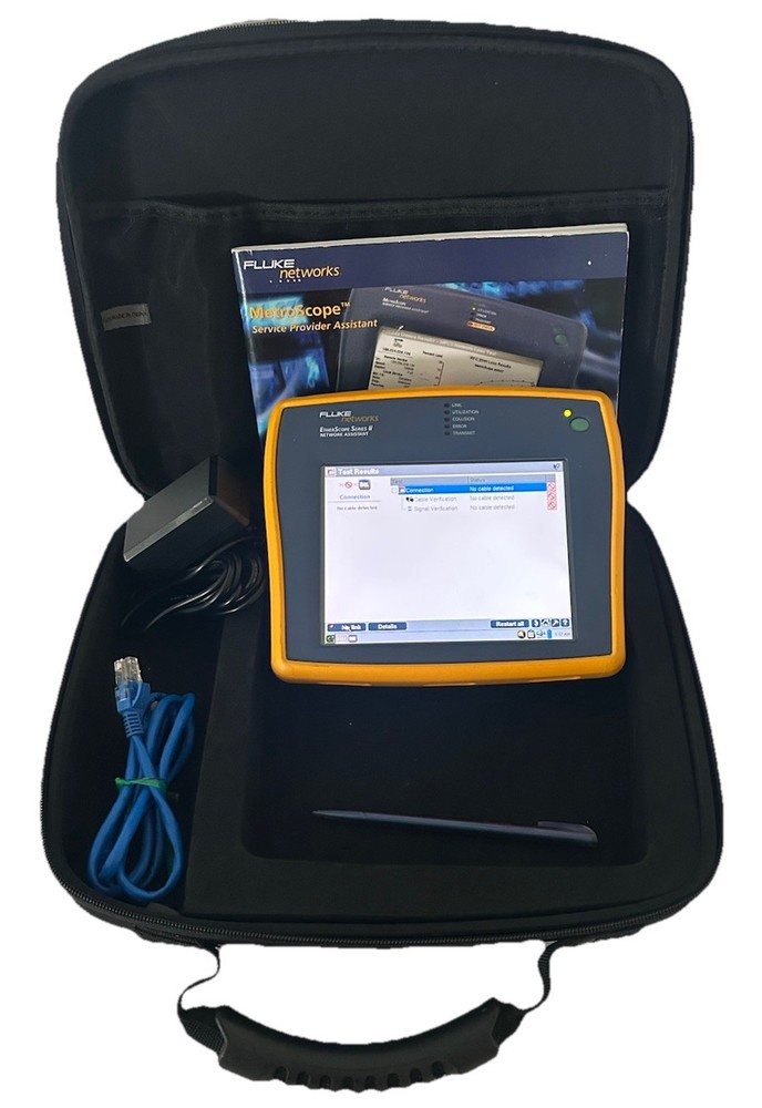 Fluke Networks EtherScope Series II Network Assistant-Case,Battery & Accessories
