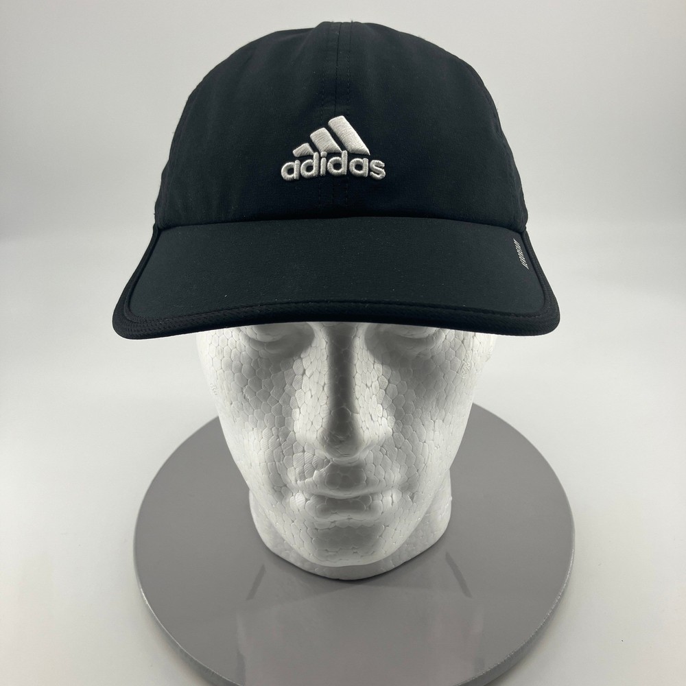 Adidas Aeroready Black Strapback Hat Cap Black One Size Breathable