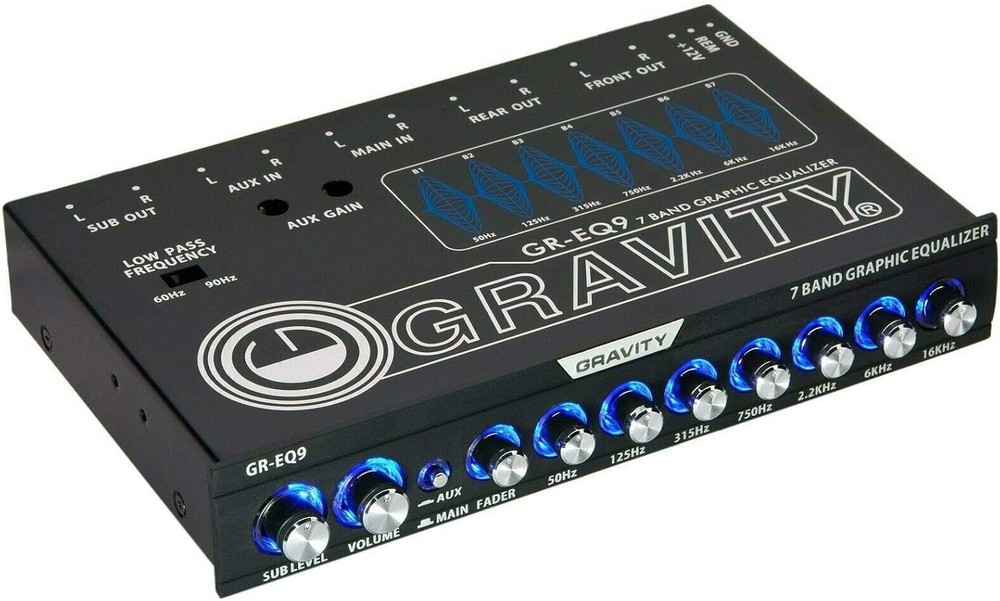 Gravity 7 Band Graphic Equalizer GR-EQ9