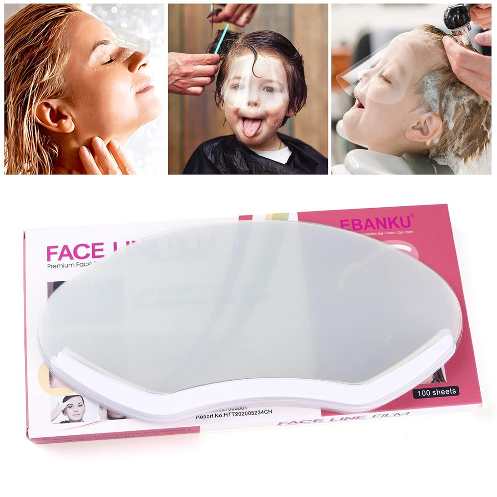 100 PCS Microblading Makeup Shower Face Shields Visors, Disposable Face Shields