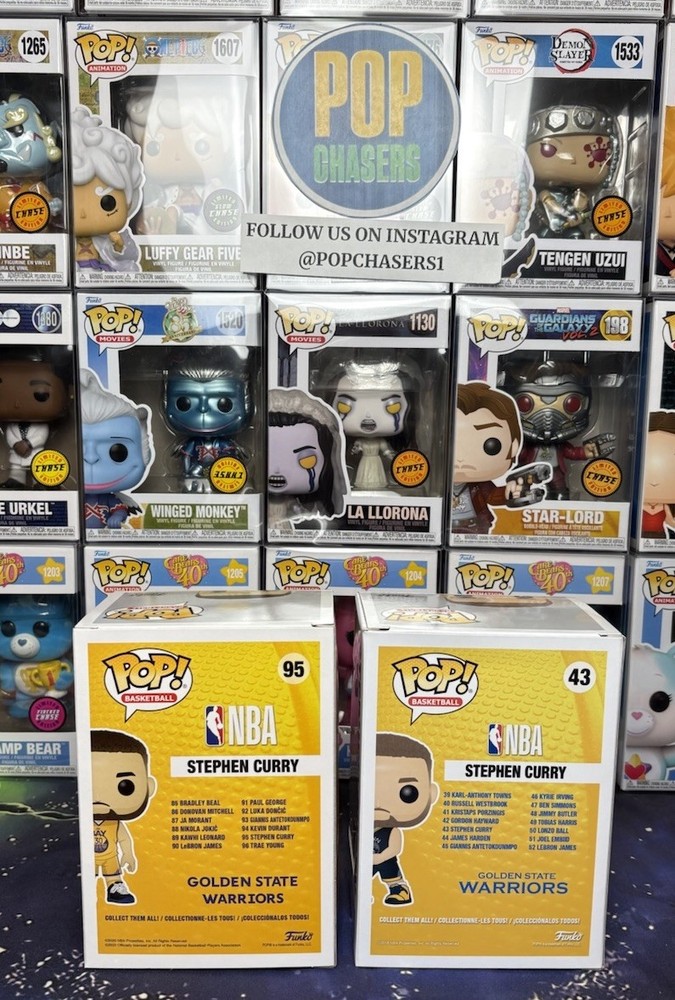 Funko POP! NBA: Steph Curry 2 Pop Set #43-95