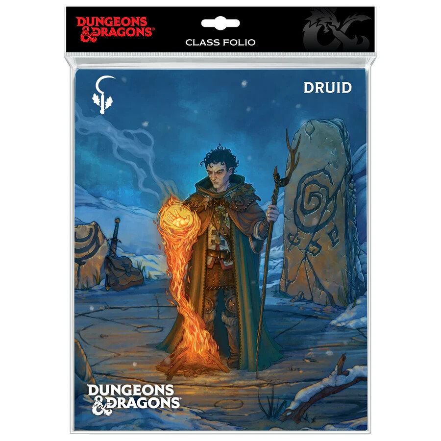 Druid - Class Folio Storage Organizer  with Stickers for Dungeons & Dragons