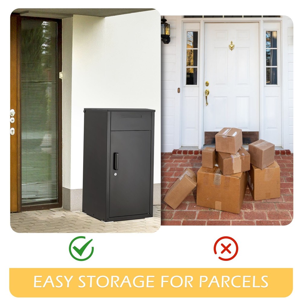 Large Package Delivery Box Storage Parcel Delivery Lockable Home Drop Container