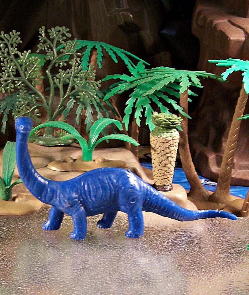 MPC 1962 mold Brontosaurus (Mold #11) Dinosaur Series, B;ue