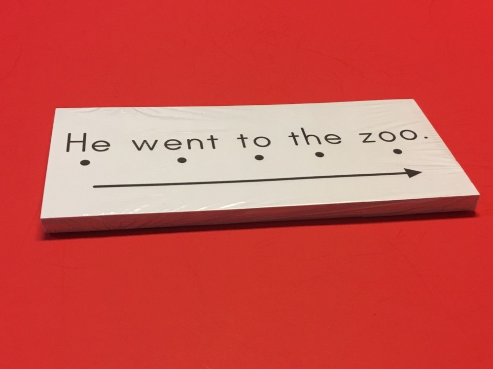 Sight Words Sentence Reading Cards. 30 cards Deck 2