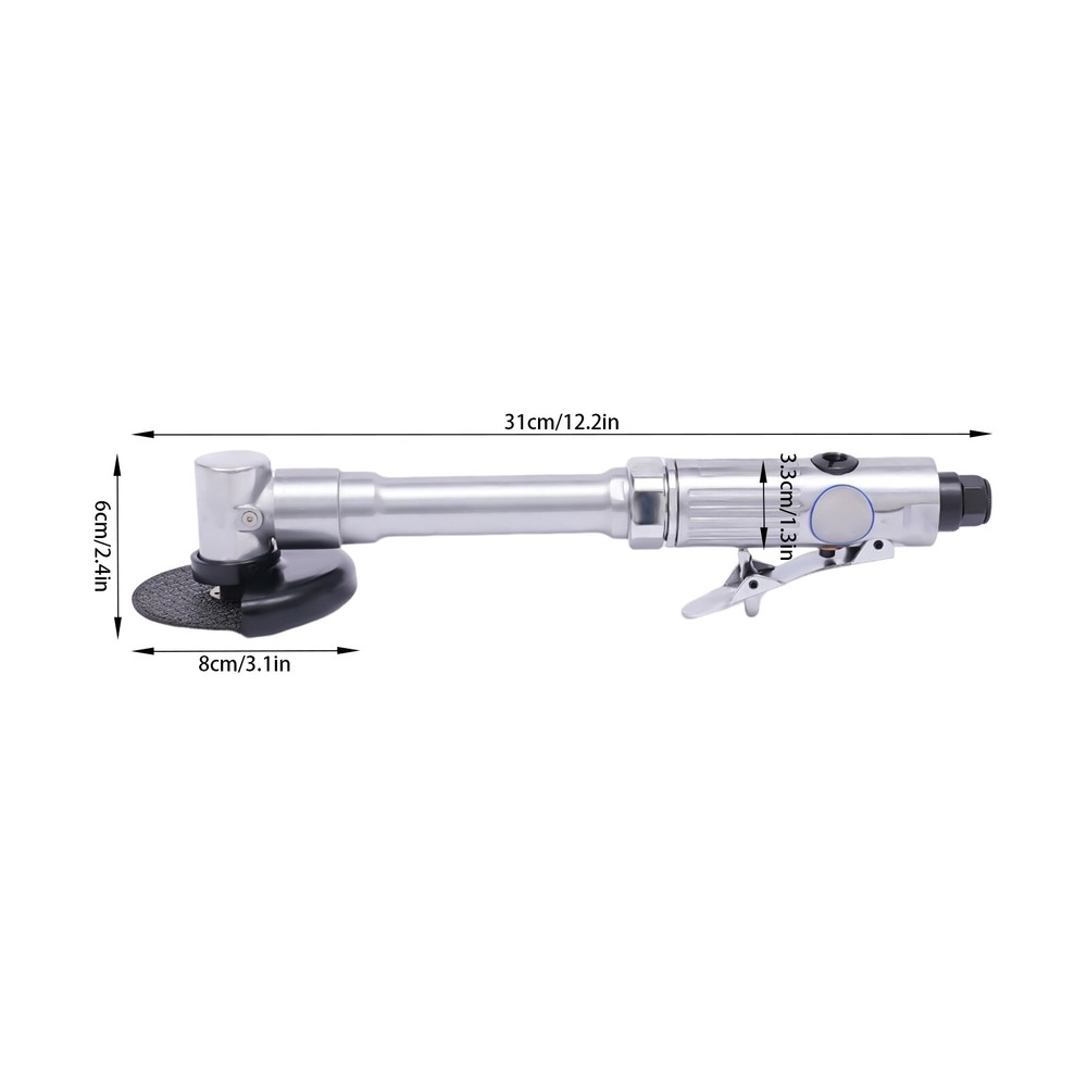3 inch Pneumatic Cutting Machine 1/4" Air Angle Grinder Cutter Grinding Tool