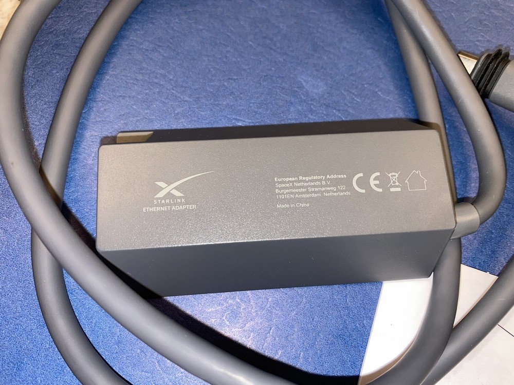 Starlink Ethernet Adapter For RJ45 Ethernet Hook Up