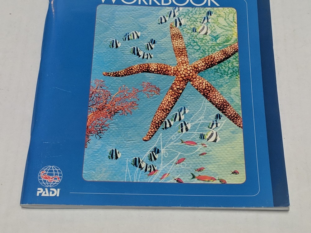 PADI SCUBA Diving Knowledge Workbook NEW