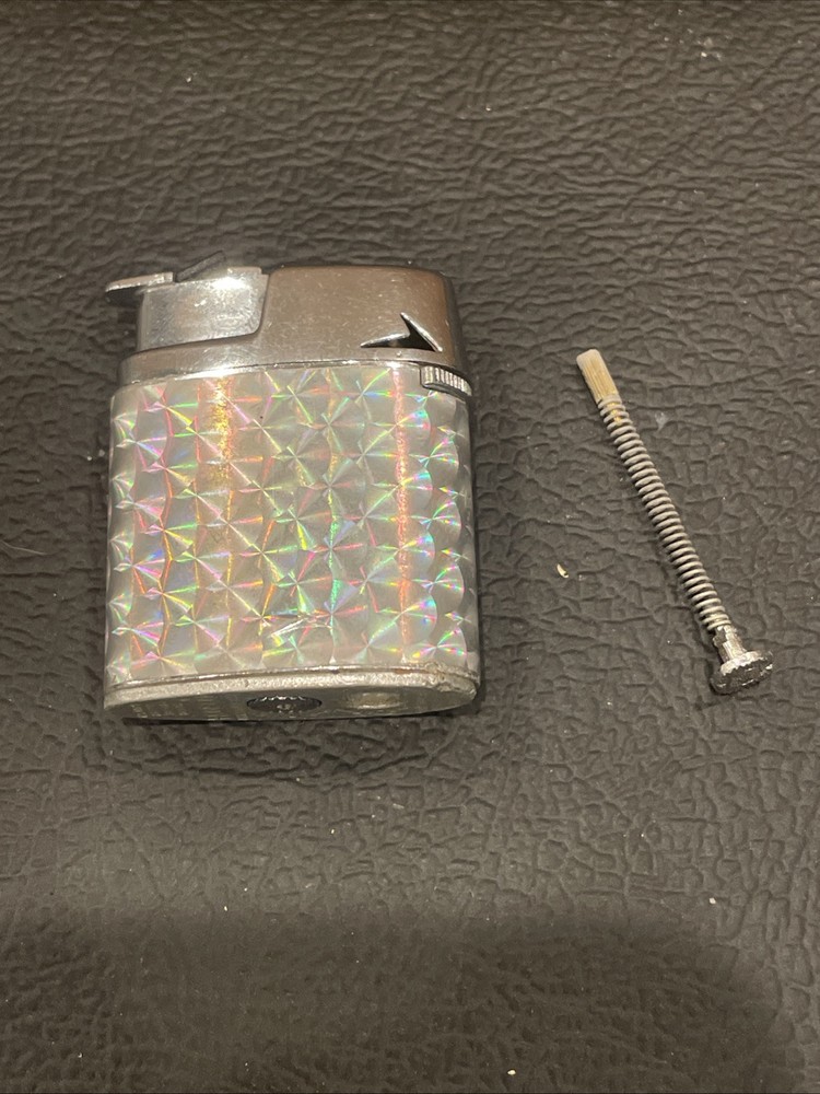 Vintage Ronson Butane Lighter Removable Flint