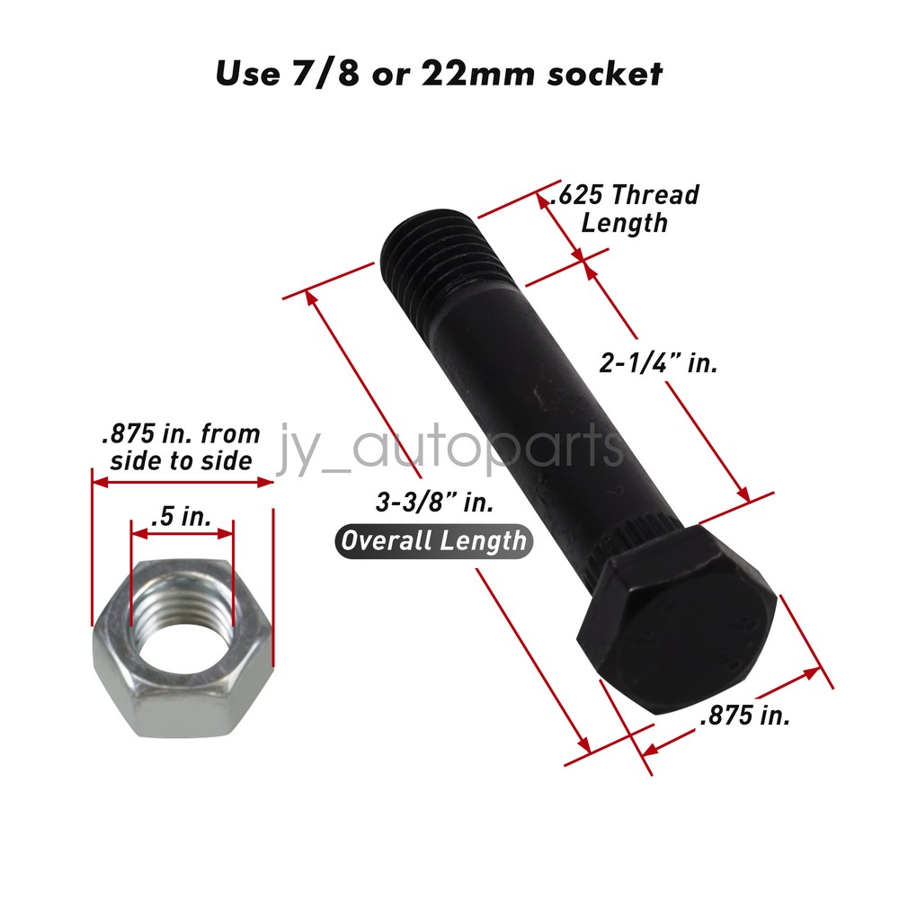 Wheel Greaseable Single For Trailer Axle Shackle Kit for Double Eye Spring
