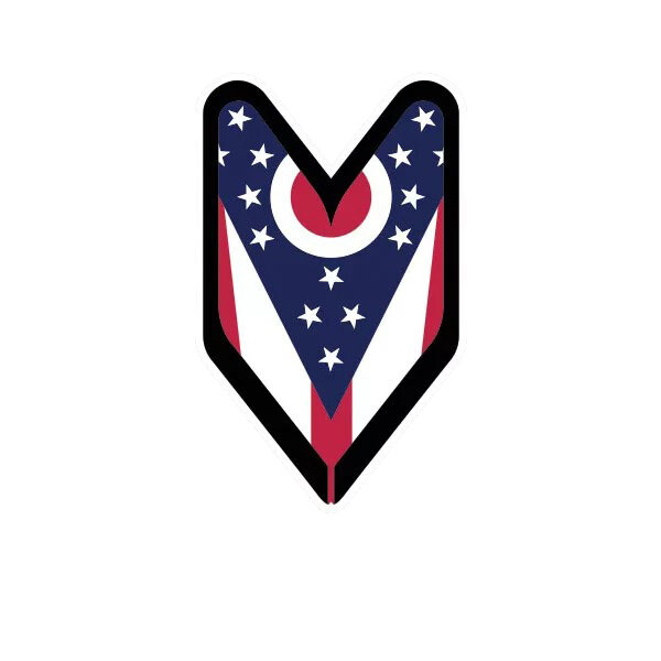 Ohio Driver Badge Sticker Decal