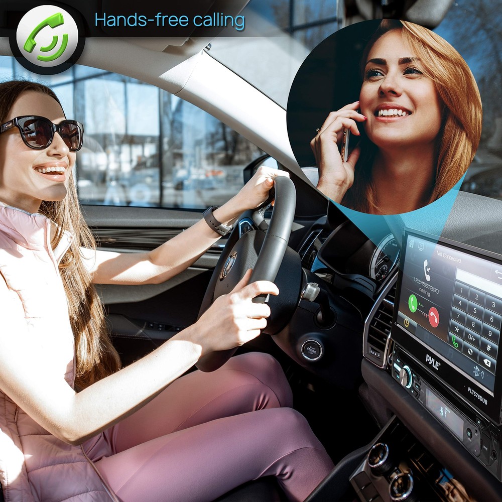 Pyle Single DIN 7" Touchscreen Bluetooth Stereo CD/DVD Receiver