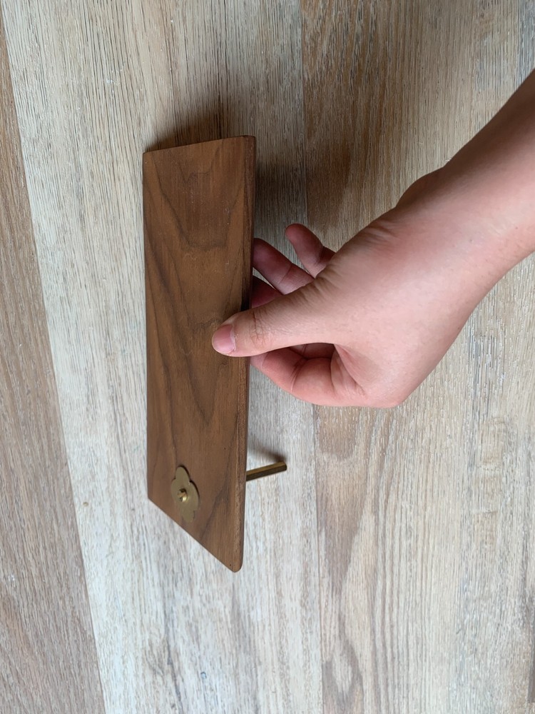 walnut wood board for menu display