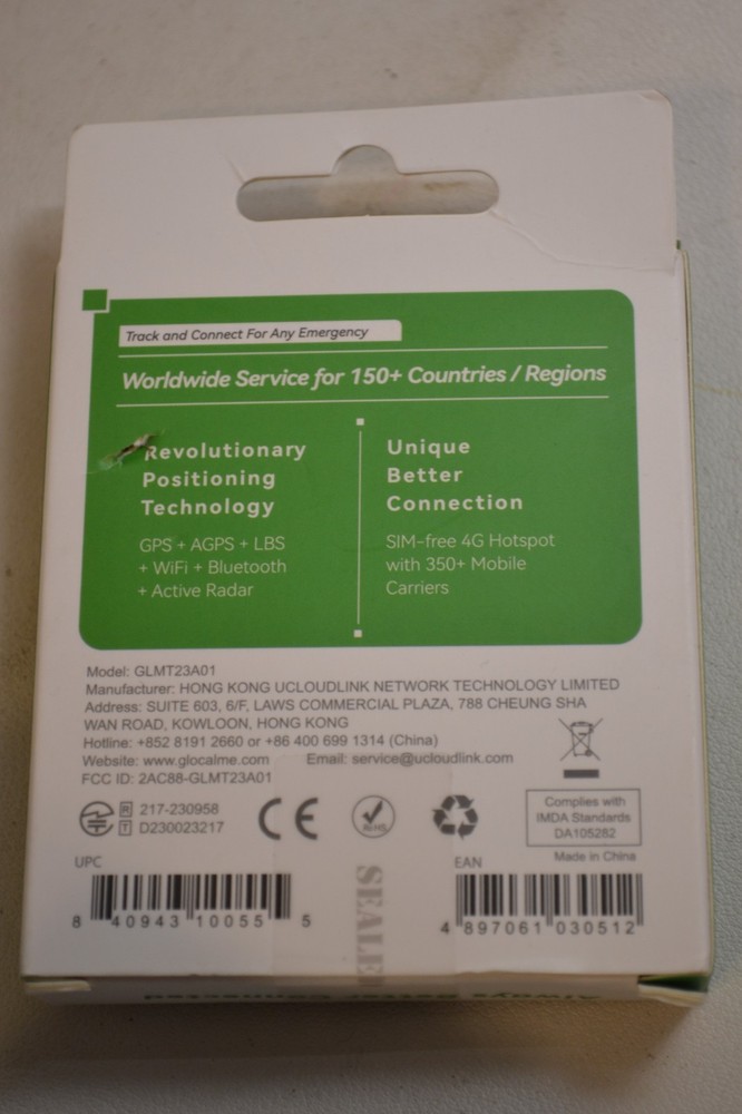 GlocalMe Key Tracker Global Use GLMT23A01