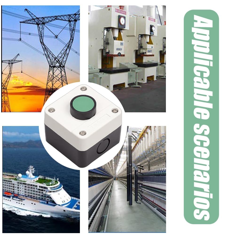 Weatherproof Momentary Push Button Switch for Gate Opener Control