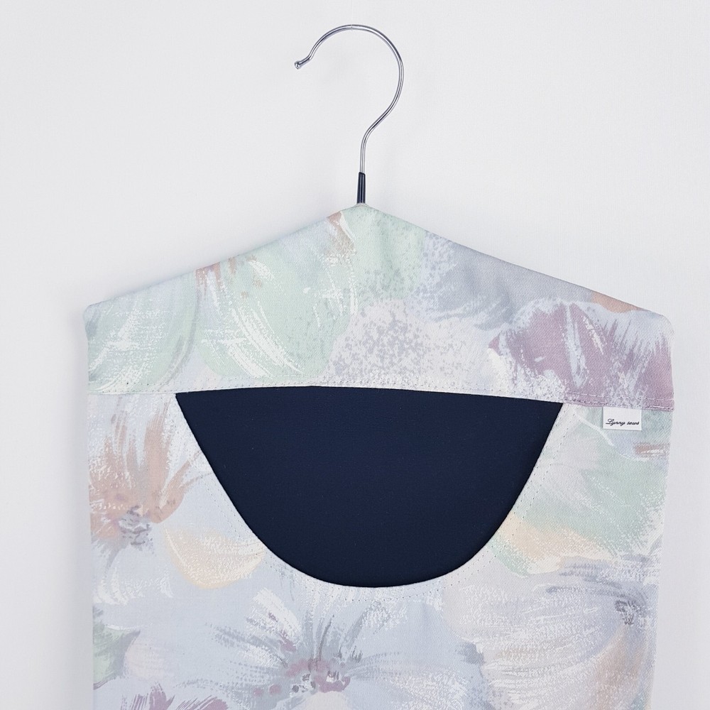 Peg Bag Handmade Light Pastel Floral Lined Laundry Clothes Peg Holder