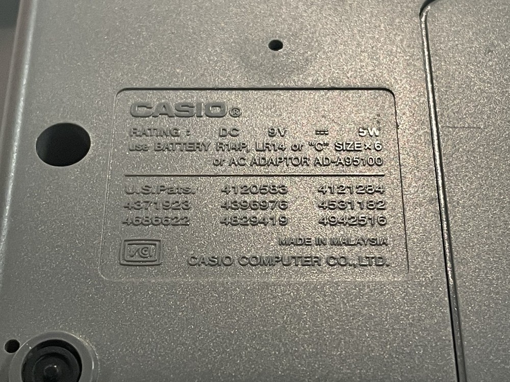 Casio EZ- LABEL PRINTER KL-1500 - Used Tested Working