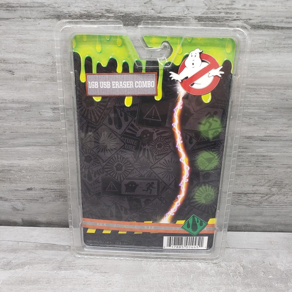 Ghostbusters 1GB USB Eraser Combo (New In Package)