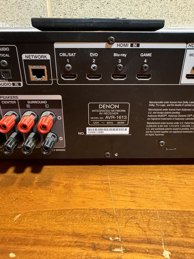 Denon AVR-1613 Integrated Network AV Receiver Tested