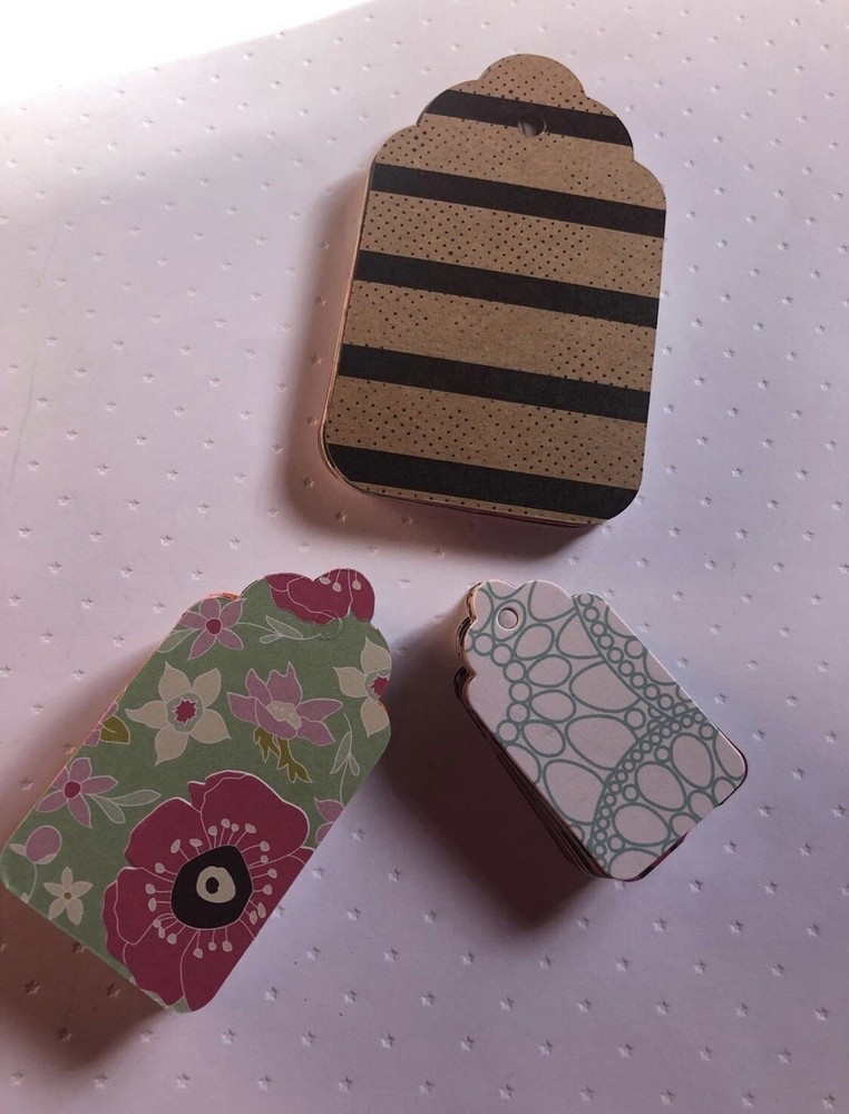 Free Shipping 100 Mixed Tags 3 Sizes