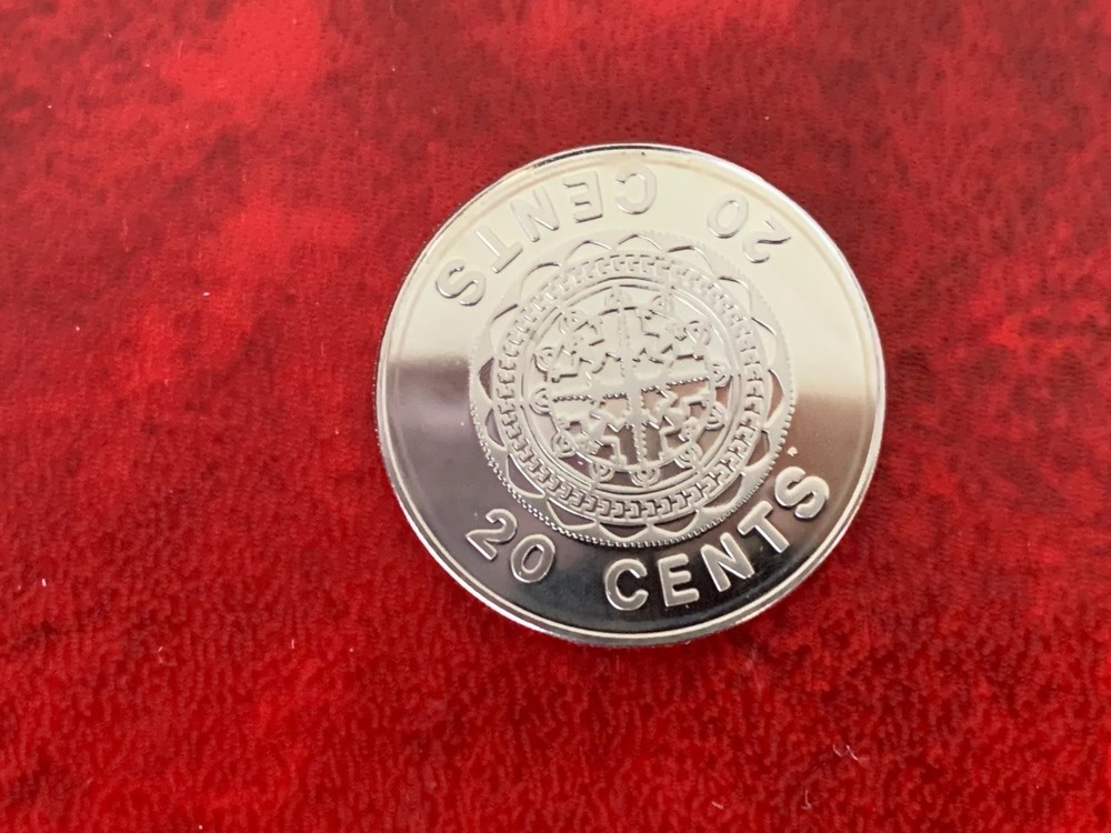 Solomon Islands 1978 20 Cent - Proof Coin (Toned)-UNCIRCULATED